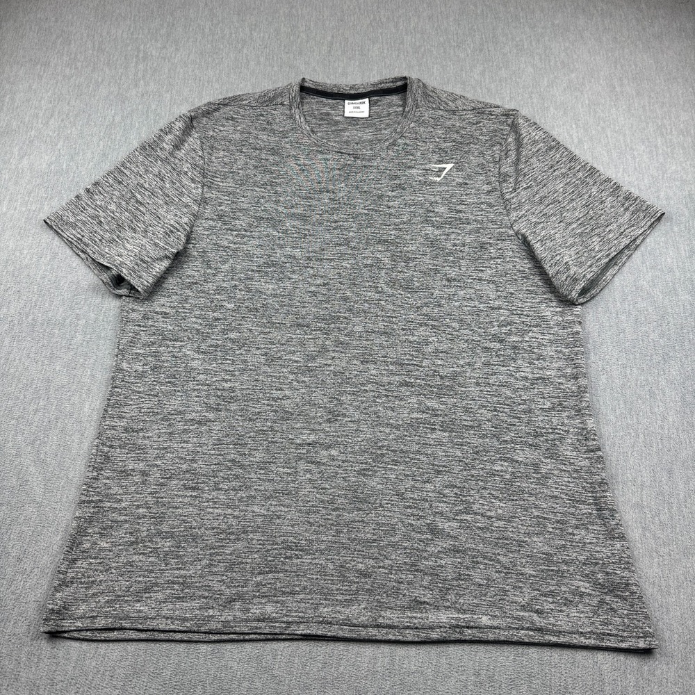 Gymshark Shirt Mens 3XL Gray Arrival Athleisure Gym‎ Workout Stretch Gym Running
